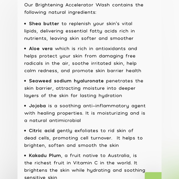 ✨New✨ AMAIRA BRIGHTENING ACCELERATOR WASH - Picture 6 of 8